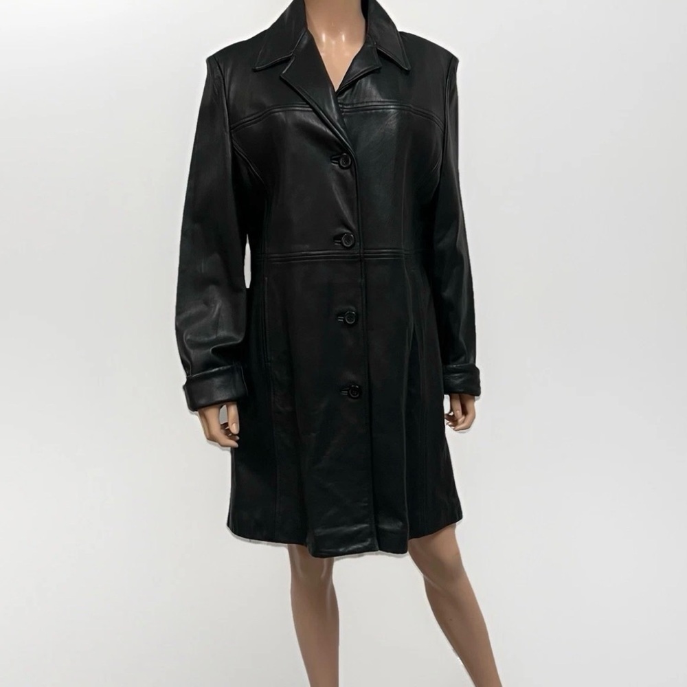 NOS Leather Limited Black Coat Thermolite Active Removable Insulation Women’s L - Picture 4 of 15